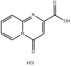 4-oxo-4H-pyrido[1,2-a]pyrimidine-2-carboxylic?acid?hydrochloride Struktur