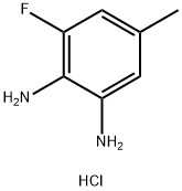 1,2-Benzenediamine, 3-fluoro-5-methyl-, hydrochloride (1:2) Struktur