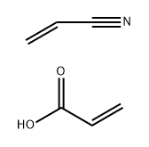 acrylic acid/ acrylonitrile copolymer, sodium salt Struktur