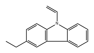 9H-Carbazole, 9-ethenyl-3-ethyl-, homopolymer Struktur