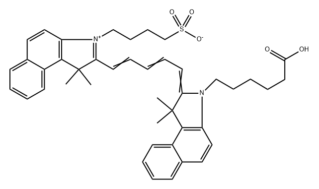 Cy5.5 Acid(mono SO3) Struktur