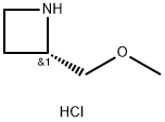 Azetidine, 2-(methoxymethyl)-, hydrochloride (1:1), (2S)- Struktur