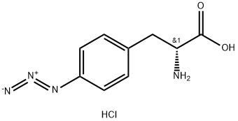 D-Phenylalanine, 4-azido-, hydrochloride (1:1) Struktur