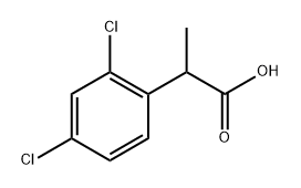 2-(2,4-Dichlorophenyl)propanoic acid Struktur