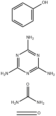 Urea, polymer with formaldehyde, phenol and 1,3,5-triazine-2,4,6-triamine Struktur