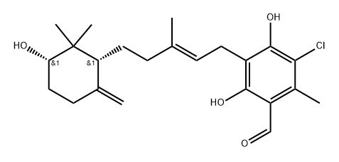 Acremochlorin A Struktur