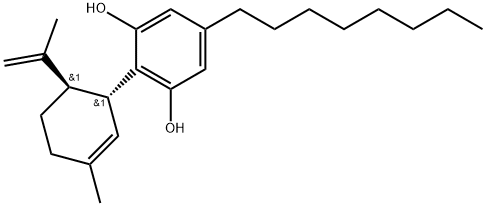 Cannabidiol-C8 Struktur