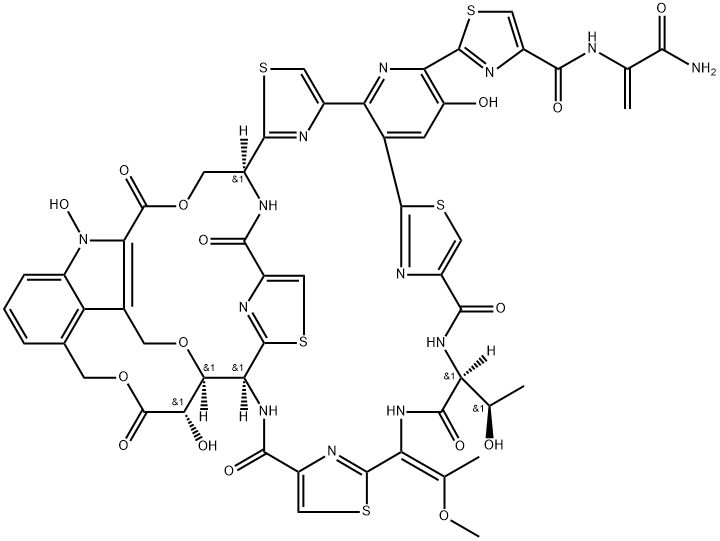 Nocathiacin Ⅲ Struktur