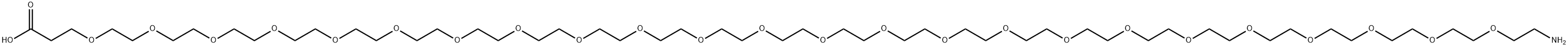 Amino-PEG24-acid Struktur