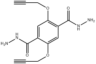 1,4-Benzenedicarboxylic acid, 2,5-bis(2-propyn-1-yloxy)-, 1,4-dihydrazide