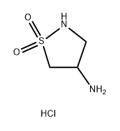 4-Isothiazolidinamine, 1,1-dioxide, hydrochloride (1:1) Struktur