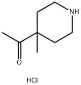 Ethanone, 1-(4-methyl-4-piperidinyl)-, hydrochloride (1:1) Struktur