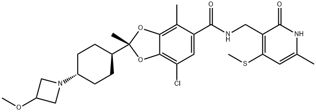 Tulmimetostat Struktur