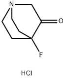 4-fluoroquinuclidin-3-ol hydrochloride Struktur