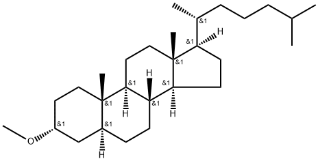 3α-Methoxy-5α-cholestane Struktur