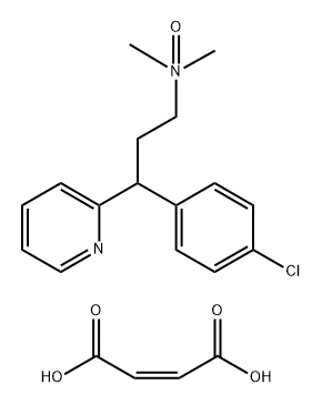 Chlorphenamine N-Oxide Maleate Struktur