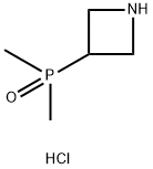 Azetidine, 3-(dimethylphosphinyl)-, hydrochloride (1:1) Struktur