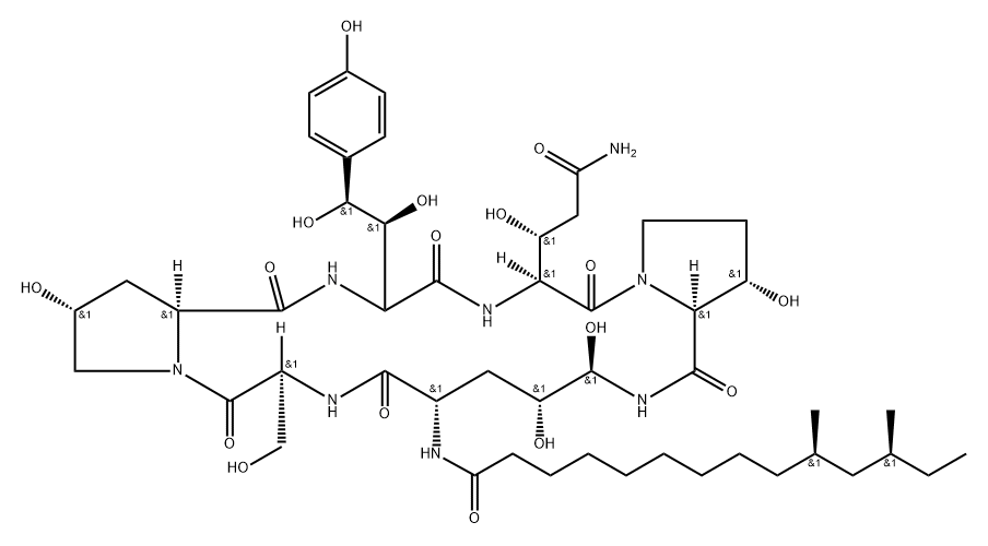 Caspofungin Impurity 4 Struktur