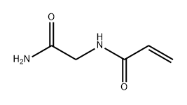 2-Propenamide, N-(2-amino-2-oxoethyl)-, homopolymer Struktur