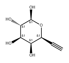 β-L-galacto-Hept-6-ynopyranose, 6,7-dideoxy- (9CI) Struktur