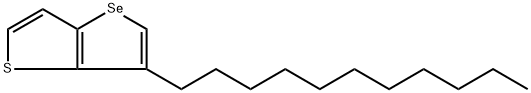 6-undecylselenopheno[3,2-b]thiophene Struktur