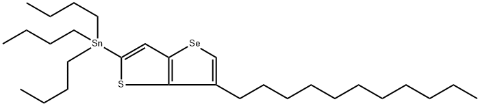 tributyl(6-undecylselenopheno[3,2-b]thiophen-2-yl)stannane Struktur