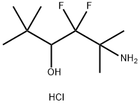 5-amino-4,4-difluoro-2,2,5-trimethylhexan-3-ol
hydrochloride Struktur