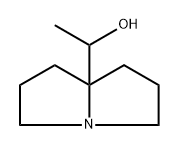 1-?(1,?2,?3,?5,?6,?7-?hexahydropyrrolizin-?8-?yl)?ethanol Struktur