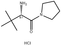 (S)-2-amino-3,3-dimethyl-1-(pyrrolidin-1-yl)butan-1-one hydrochloride Struktur