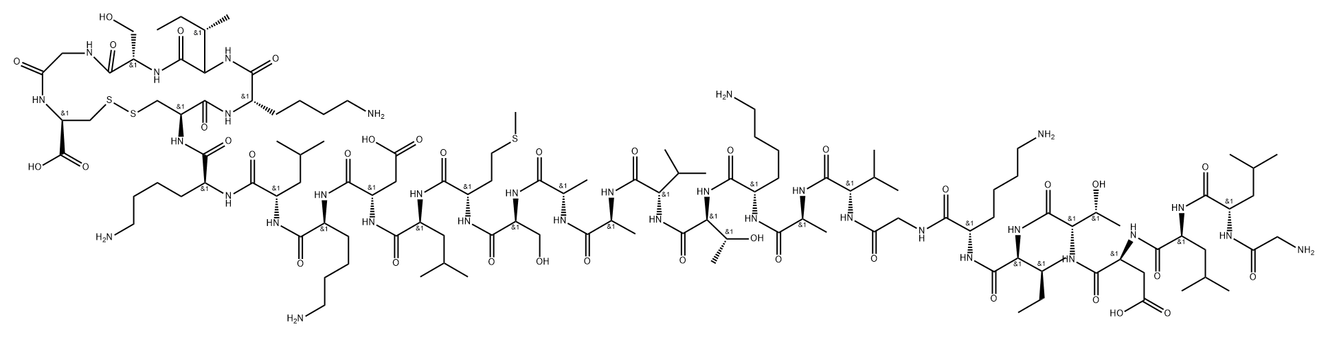 Ranatuerin-2B Struktur