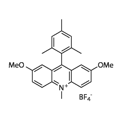 9-Mesityl-2,7-dimethoxy-10-methylacridin-10-ium tetrafluoroborate Struktur