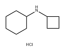 N-cyclobutylcyclohexanamine hydrochloride Struktur