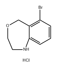 6-bromo-1,2,3,5-tetrahydro-4,1-benzoxazepine hydrochloride Struktur