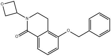 5-(benzyloxy)-2-(oxetan-3-yl)-3,4-dihydroisoquinolin-1(2H)-one Struktur