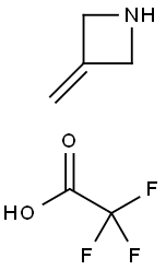 Azetidine, 3-methylene-, 2,2,2-trifluoroacetate (1:1) Struktur