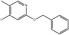 2-(benzyloxy)-4-iodo-5-methylpyridine Struktur