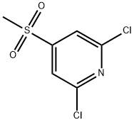 2,6-dichloro-4-(methylsulfonyl)pyridine Struktur