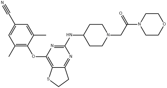 HIV-1 inhibitor-28 Struktur