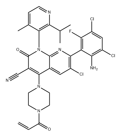 KRAS mutant protein inhibitor 1 Struktur