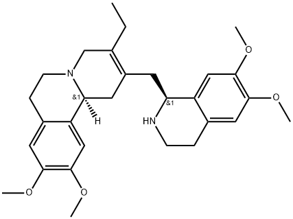 Emetan, 2,3-didehydro-6',7',10,11-tetramethoxy-, (1'β)- (9CI) Struktur