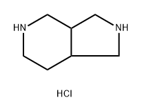 octahydro-1H-pyrrolo[3,4-c]pyridine dihydrochloride Struktur