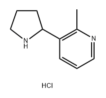 2-methyl-3-pyrrolidin-2-ylpyridine DIHYDROCHLORIDE Struktur