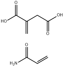 methylene-2-Propenamide copolymer with butanedioic acid Struktur