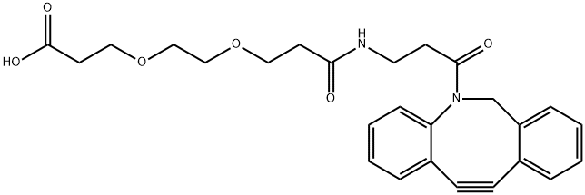 DBCO-NHCO-PEG2-Acid Struktur