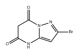 2-bromopyrazolo[1,5-a]pyrimidine-5,7(4H,6H)-dione Struktur