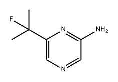 6-(2-fluoropropan-2-yl)pyrazin-2-amine Struktur