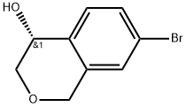 (R)-7-bromoisochroman-4-ol Struktur