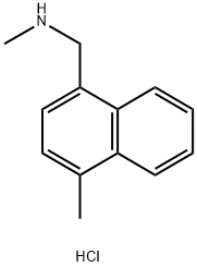 1-Naphthalenemethanamine, N,4-dimethyl-, hydrochloride (1:1) Struktur