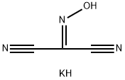 Propanedinitrile, 2-(hydroxyimino)-, potassium salt (1:1) Struktur