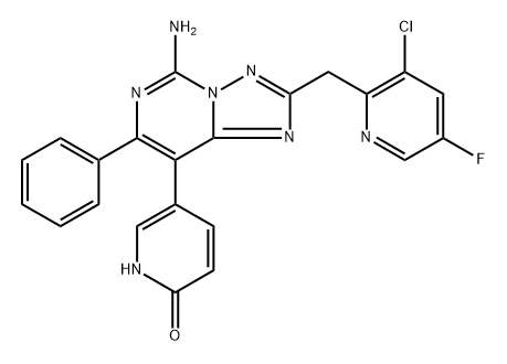 Adenosine receptor antagonist 1 Struktur